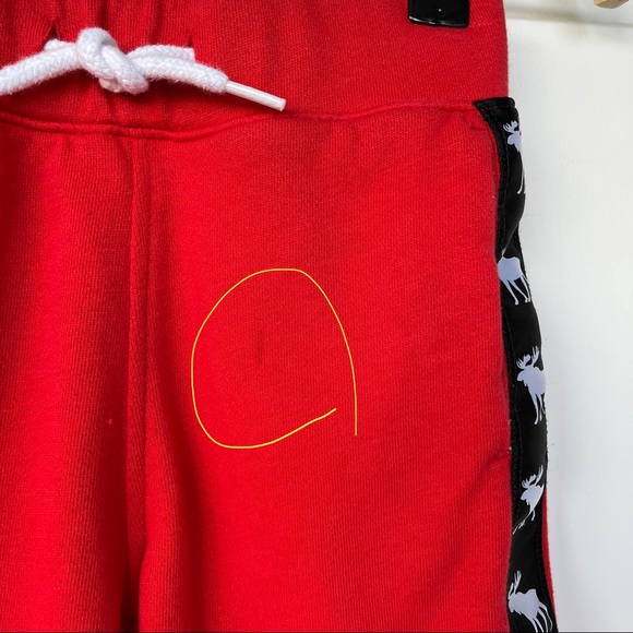 •Abercrombie Kids•  Boys Red Athletic Sweat Shorts - Kid's Size 5/6 - Picture 7 of 7